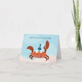 Tarjeta Cangrejo de Celebración