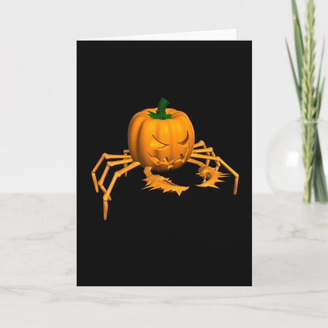 Tarjeta Cangrejo de Halloween (Anverso)