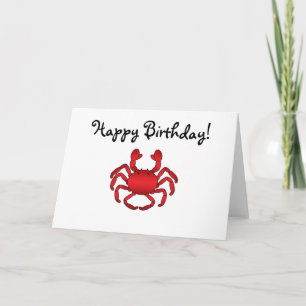 Tarjeta Cangrejo rojo