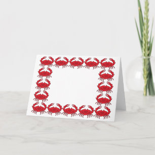 Tarjeta Cangrejos cocidos al vapor