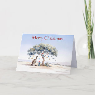 Tarjeta Canguro Koalas Ornitorrinco Navidad Gumtree Bolas