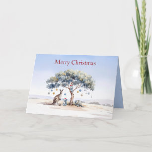 Tarjeta Canguro Koalas Ornitorrinco Navidad Gumtree Esfera
