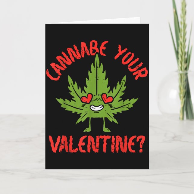Tarjeta Cannabe Tu San Valentín Fumeta  (Anverso)