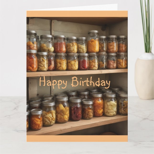 Tarjeta Canning Birthday (Anverso)