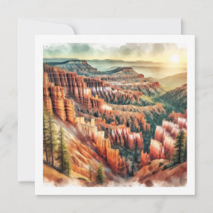 Tarjeta Cañón Bryce, Utah Sólo diciendo hola