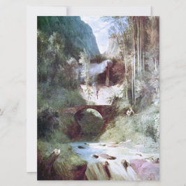 Tarjeta Cañón forestal (por Carl Blechen)