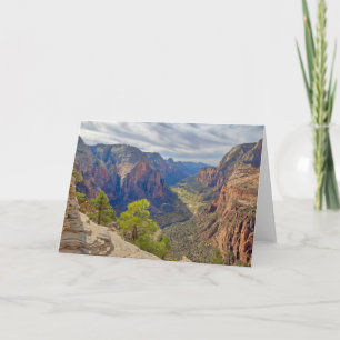 Tarjeta Cañón Zion   Utah