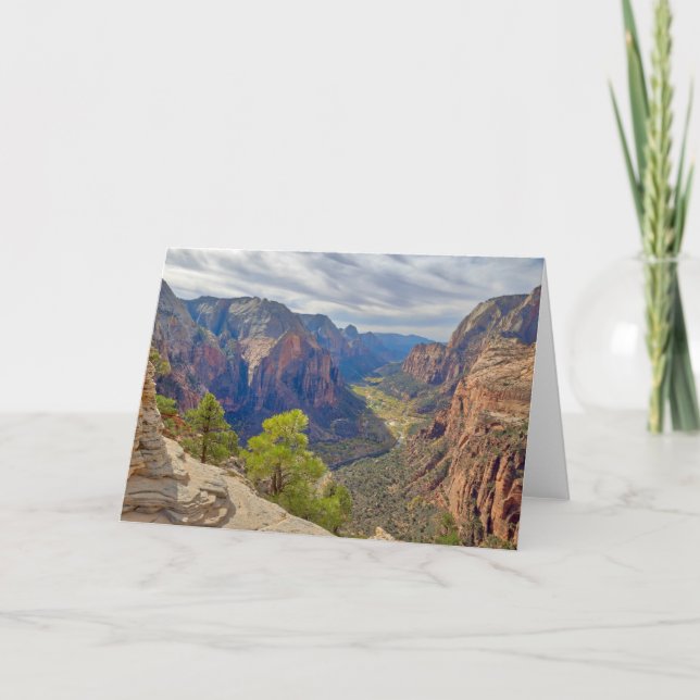 Tarjeta Cañón Zion | Utah (Anverso)