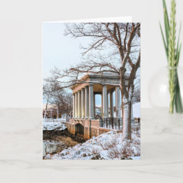 Tarjeta Canopa de la roca de Plymouth Febrero