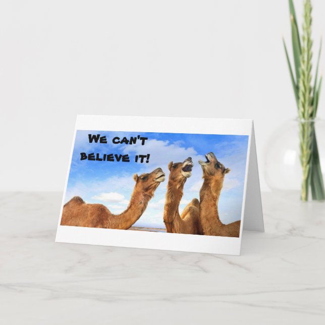 TARJETA CANTANDO CAMELLOS CANTANDO BIEN A LOS BLUES (Anverso)