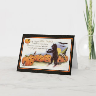 Tarjeta Cantar una canción de Halloween