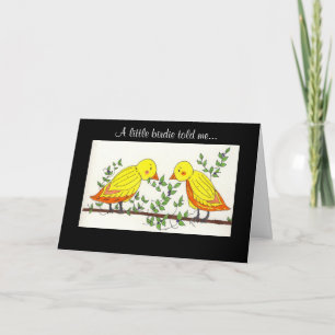 Tarjeta Canto de pájaros