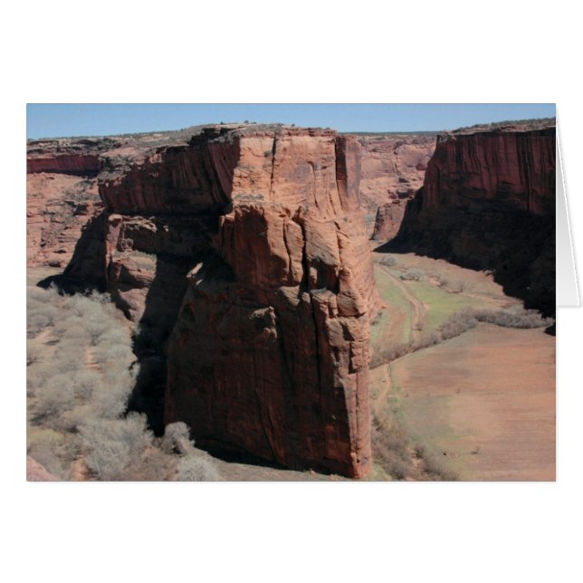 Tarjeta Canyon de Chelly Blank (Anverso (Horizontal))