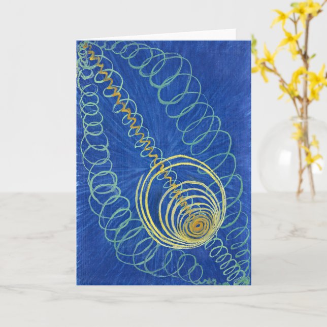 Tarjeta Caos Primordial 16 | Hilma af Klint | (flor amarilla)