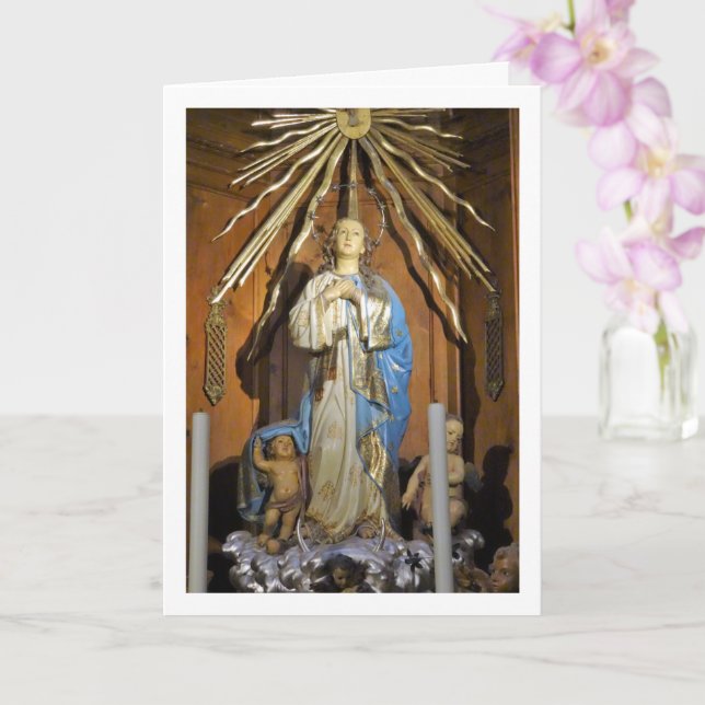 Tarjeta Capilla de la Inmaculada, Iglesia de San Nicolás (Orquídea)