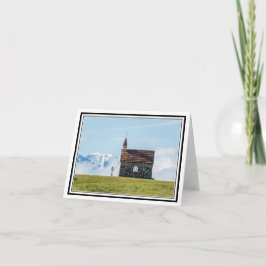 Tarjeta Capilla de las montañas rocosas