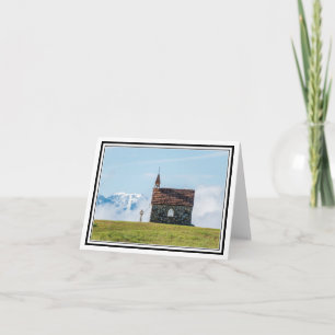 Tarjeta Capilla de las montañas rocosas