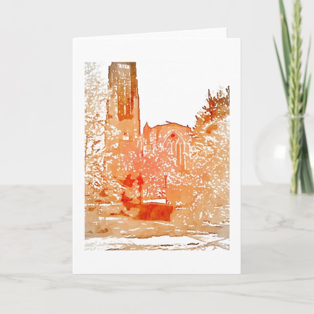 Tarjeta Capilla Notecard de Rockefeller (Anverso)