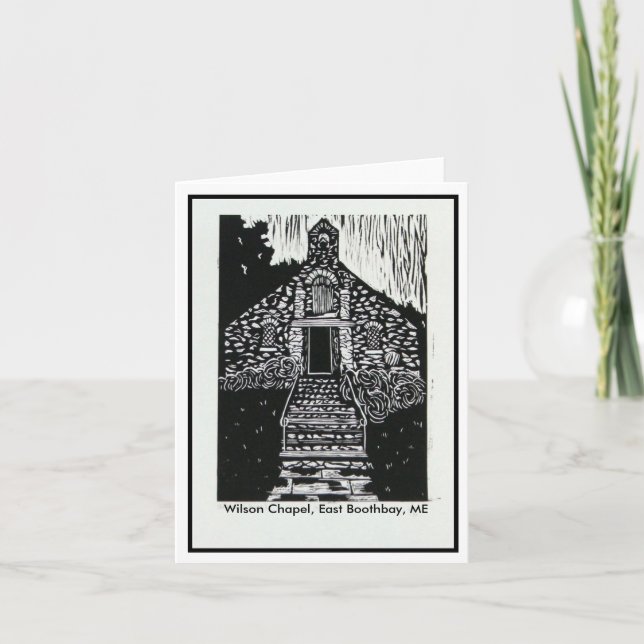 Tarjeta Capilla Notecard de Wilson (Anverso)