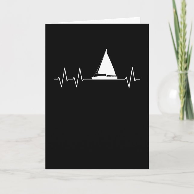 Tarjeta Capitán de pulso del barco de vela Heartbeat (Anverso)