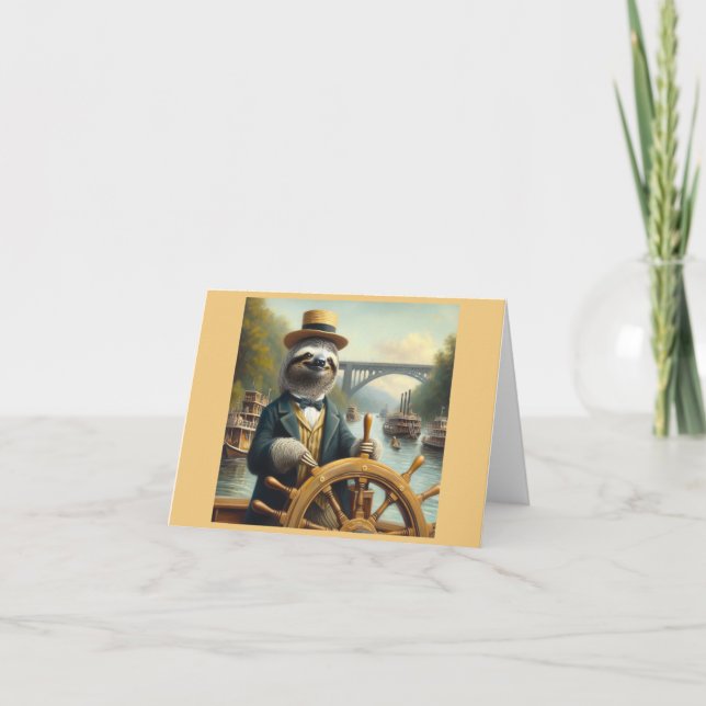 Tarjeta Capitán de Slove Riverboat (Anverso)