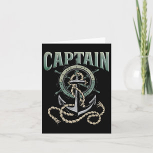 Tarjeta Capitán Del Barco