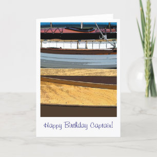 Tarjeta ¡Capitán del feliz cumpleaños!