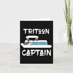 Tarjeta Capitán Del Tritón Idea De Regalo Para Propietario