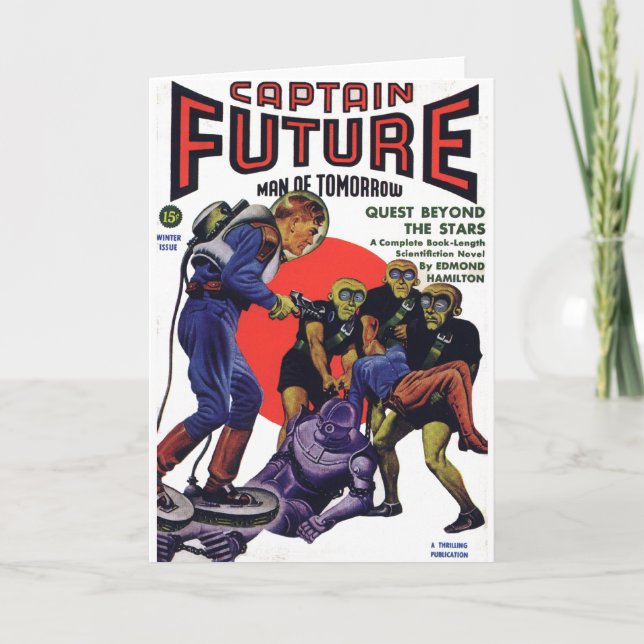 Tarjeta Capitán Future (Anverso)