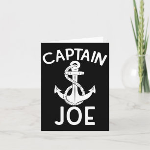 Tarjeta Capitán Joe Barco barco barco barco barco barco