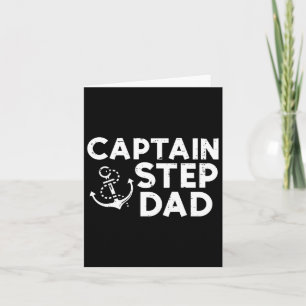 Tarjeta Capitán Padrastro Dueño de Barco Familia Padrastro