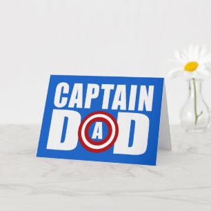 Tarjeta Capitán Papá - El héroe definitivo
