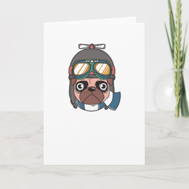 Tarjeta Capitán Pug (Anverso)