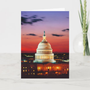 Tarjeta Capitolio de los Estados Unidos, Washington, D.C.