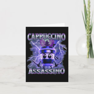 Tarjeta Cappuccino Ino Coffee Amantes del Brainrot Italian