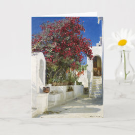 Tarjeta Capri - Oleanders en flor, Peder Severin Krøyer