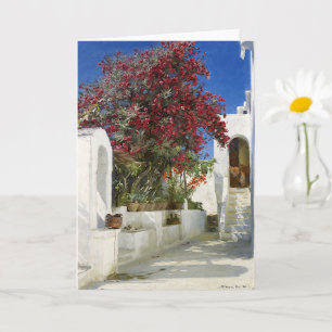 Tarjeta Capri - Oleanders en flor, Peder Severin Krøyer