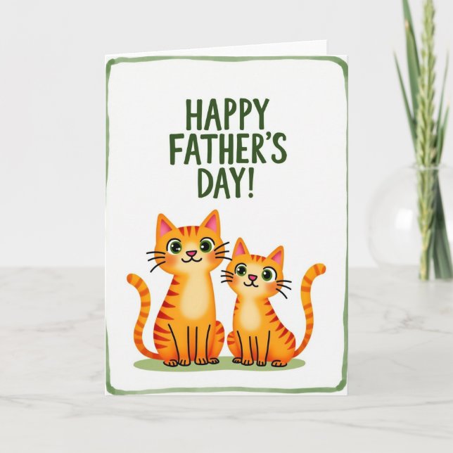 Tarjeta caprichosa del Día del Padre (Anverso)