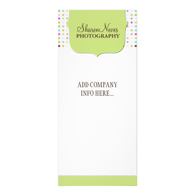 Tarjeta caprichosa del estante (Frente)