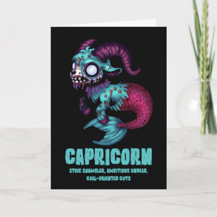 Tarjeta Capricorn Zombie