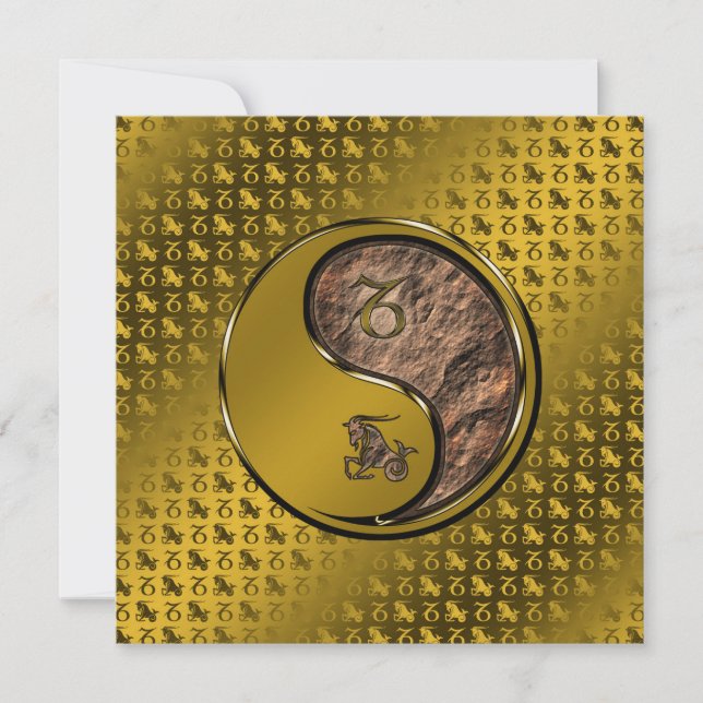 Tarjeta Capricornio (Anverso)