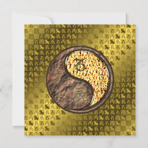 Tarjeta Capricornio y dragón de fuego