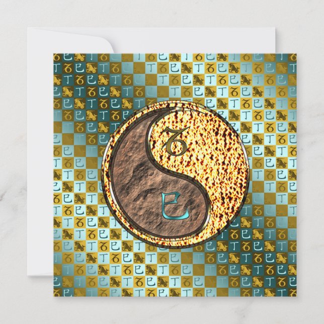 Tarjeta Capricornio y serpiente contra incendios (Anverso)