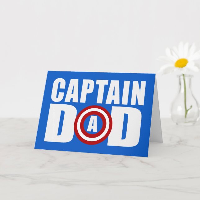 Tarjeta Captain Dad - El Héroe Final (Planta pequeña)