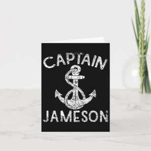 Tarjeta Captain Jameson Yacht Anchor Barco