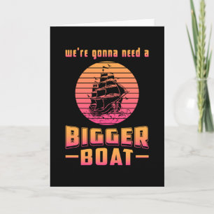 Tarjeta Captain Sailing Boat Sea Sailor Gift Idea