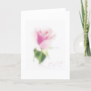 Tarjeta Capullo de rosa