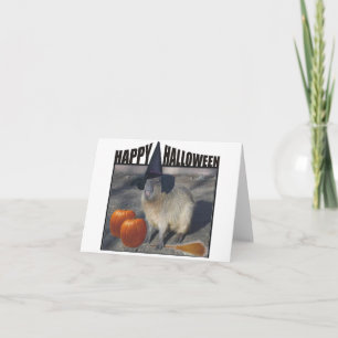 Tarjeta Capybara Halloween Card
