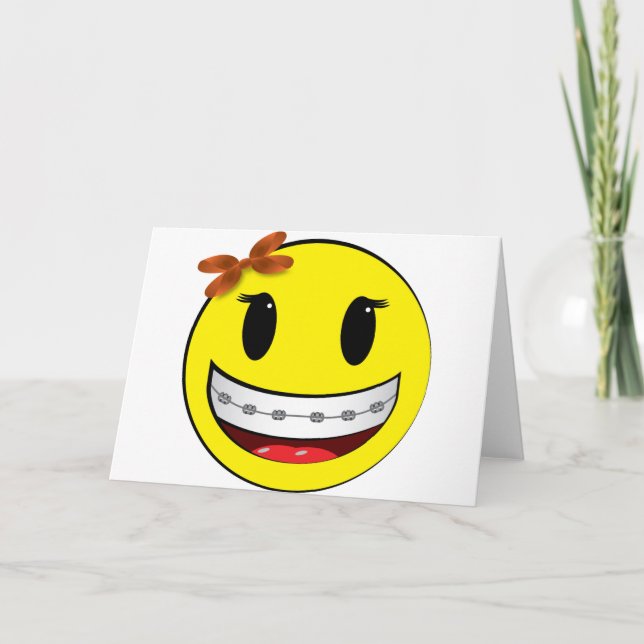 Tarjeta cara con llaves - chica (Anverso)