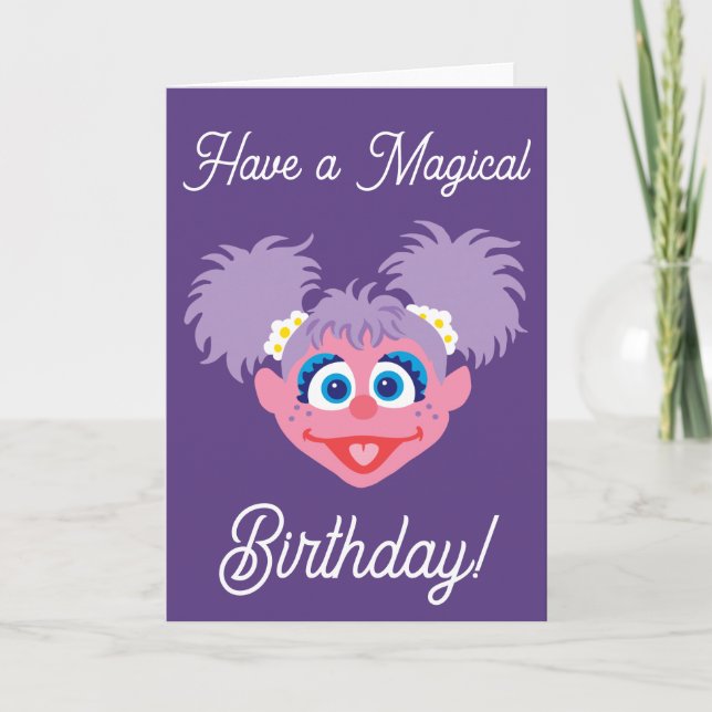 Tarjeta Cara de Abby Cadabby (Anverso)